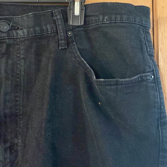 Levi’s Men’s 569 Loose Relaxed Fit Denim Jean Shorts Black Size 42 - Picture 4 of 12